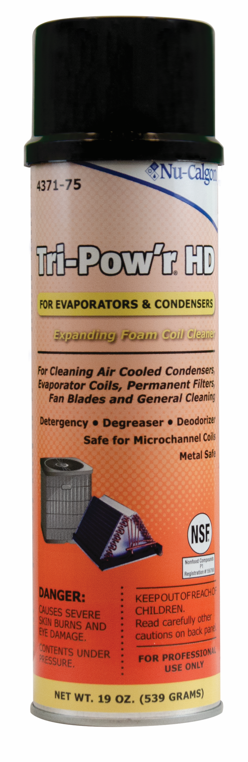4371-75 TRI-POWR HD AEROSOL COIL CLEANE - HVAC Equipment